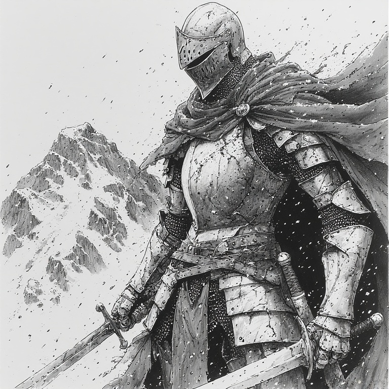Snowy Knight's Dark Resolve
