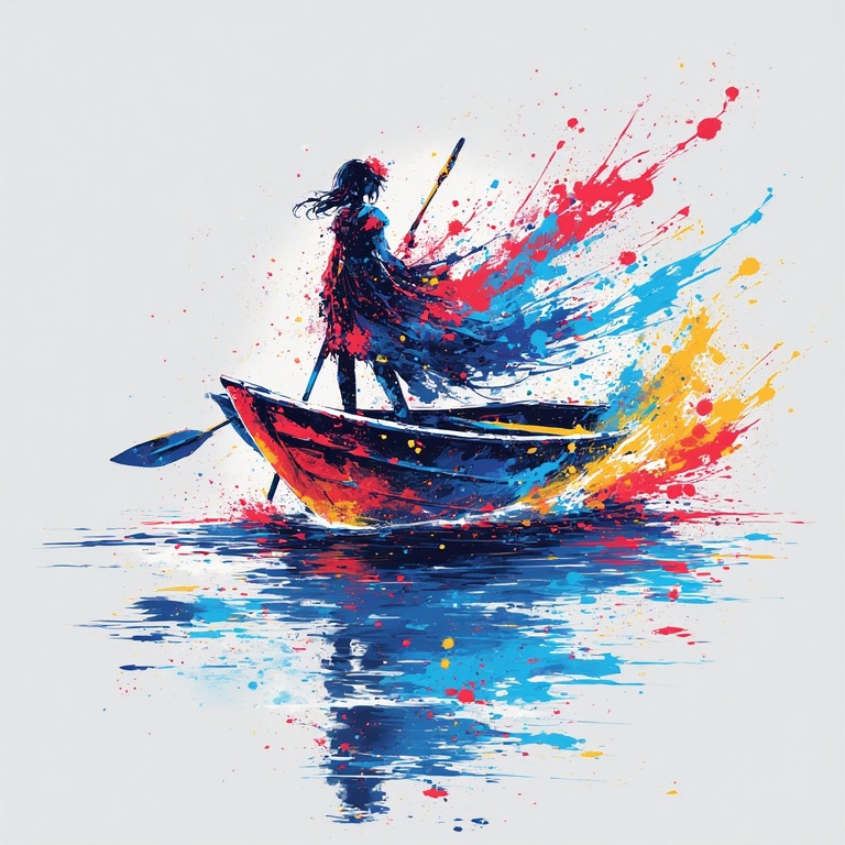 Splattered Rowboat Delight