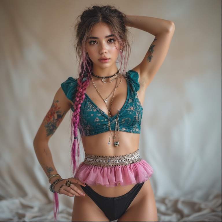 Sexy Multicolored Beauty