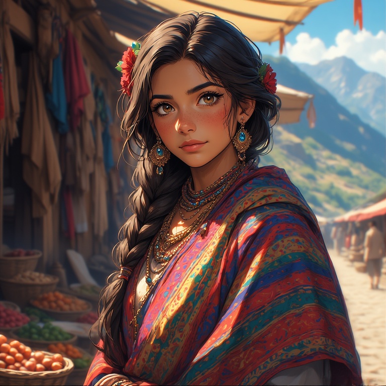 Andean Market Charm