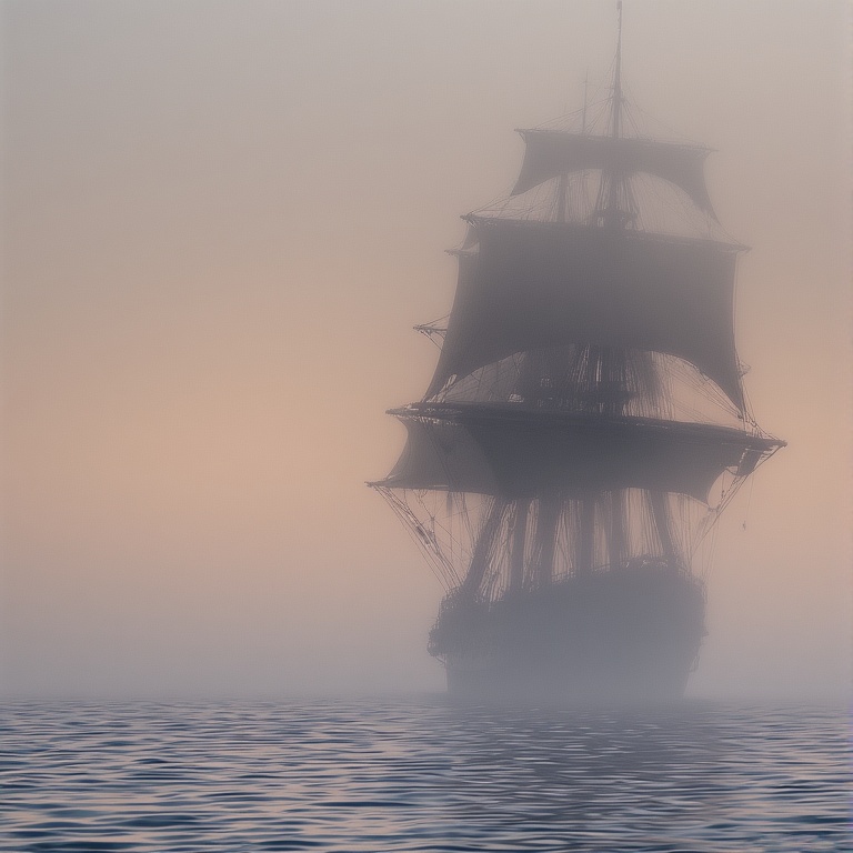 Mysterious Ocean Vessel