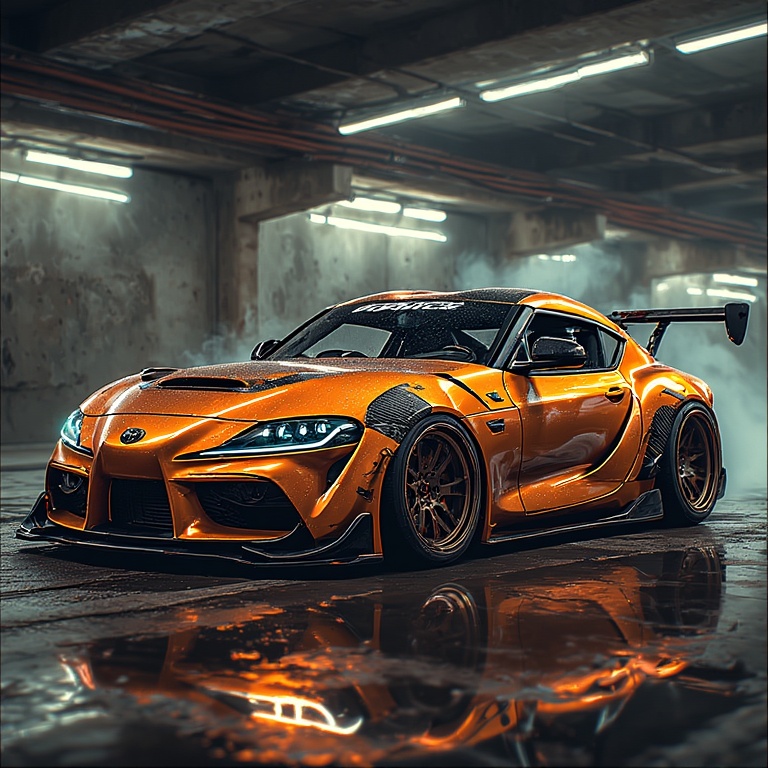 Neon Orange Supra Stallion