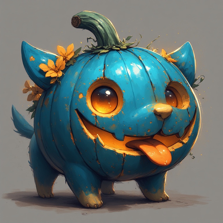 Pumpkin Pup Smile