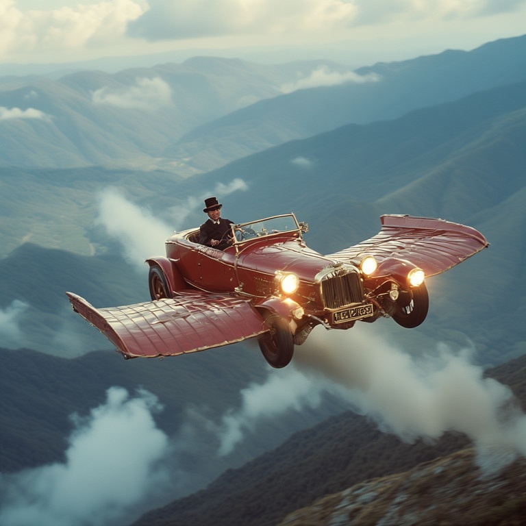 Flying Car Fantasy Soar