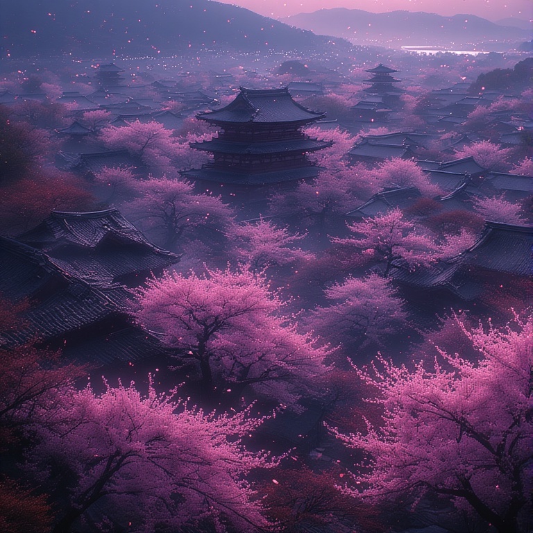 Sakura Ancient Cityscape
