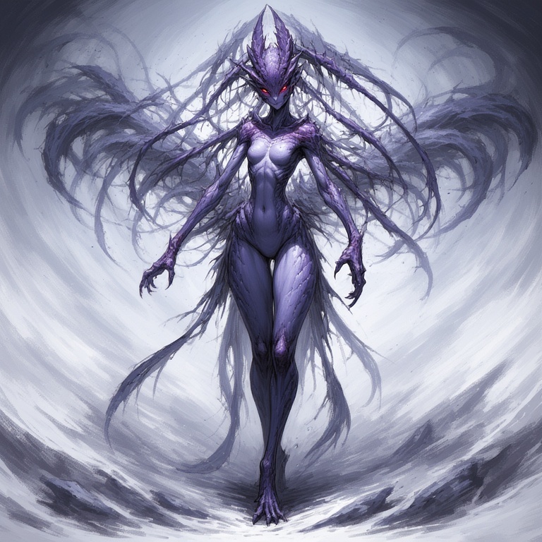 Leggy Anime Warrior Woman