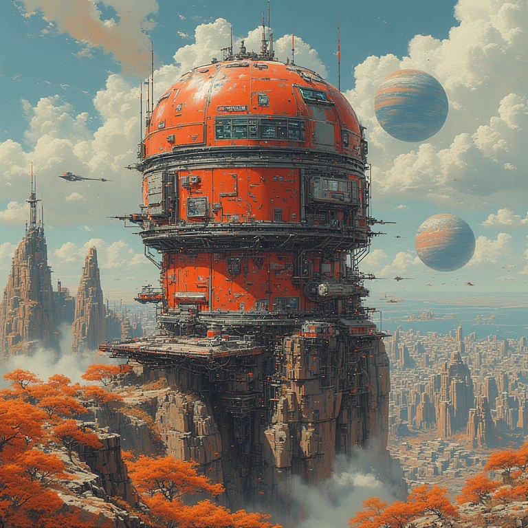 Retro Futuristic Food Cache