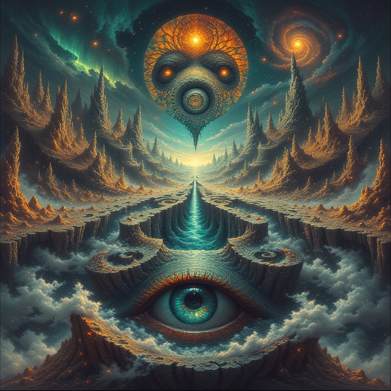 Spectral Mandelbrot Portals