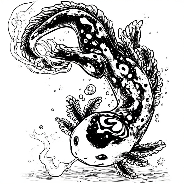 Mystic Axolotl Dive
