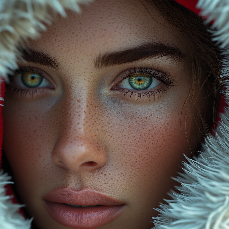 Glowing Green Portrait