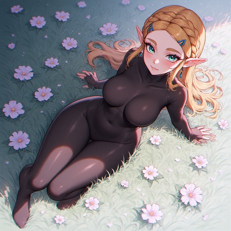 Zelda's Sultry Anime Pose