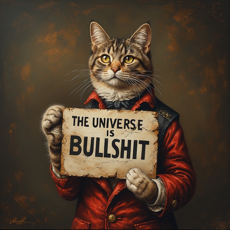 Feline Cosmic Skepticism