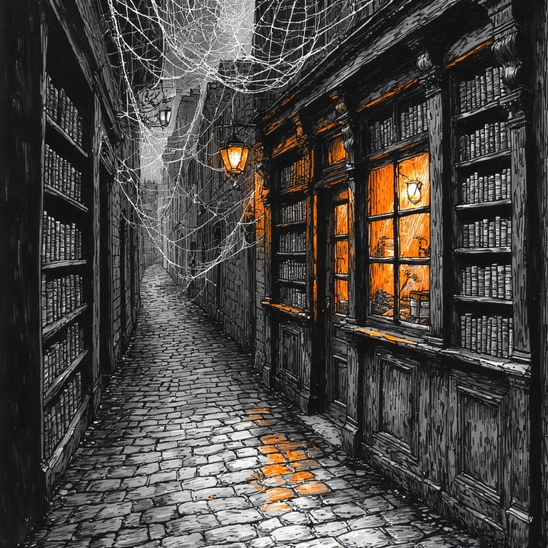 Rainy Bookshop Fantasy