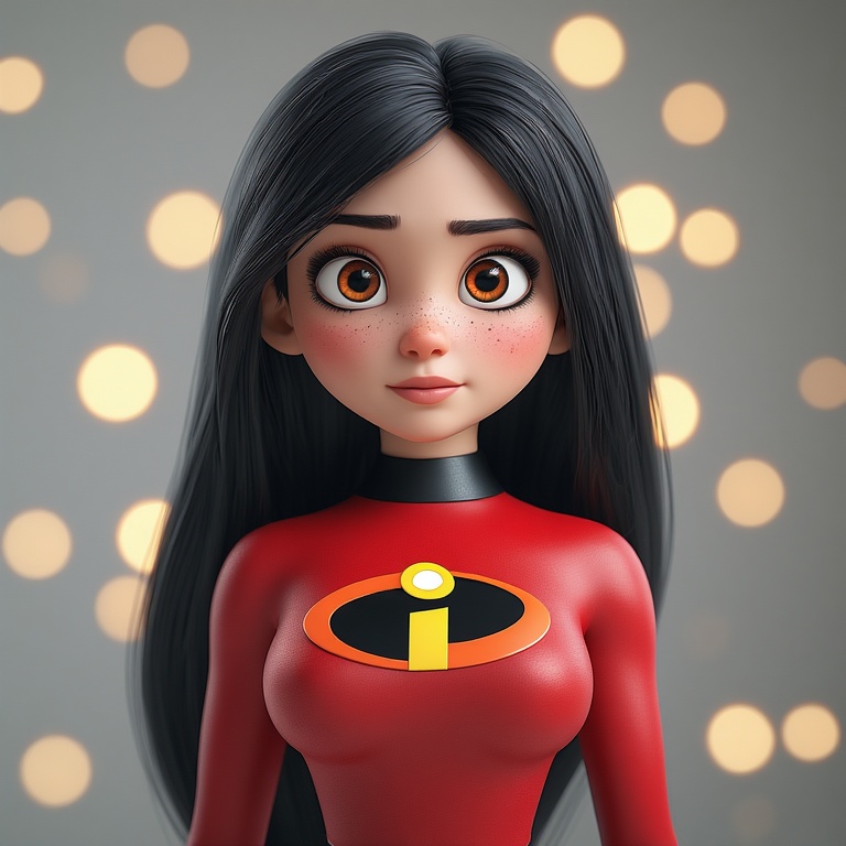 Incredible Violet Superheroine