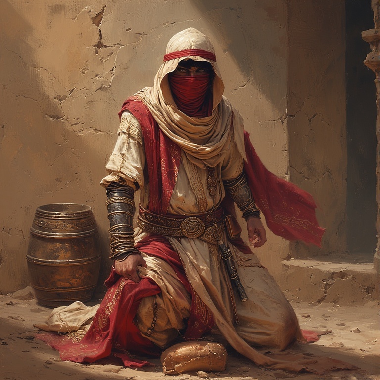 thief's arab attire