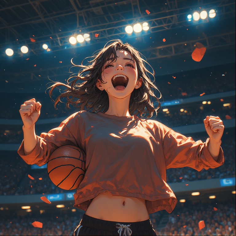 Cheering Fan Close-Up