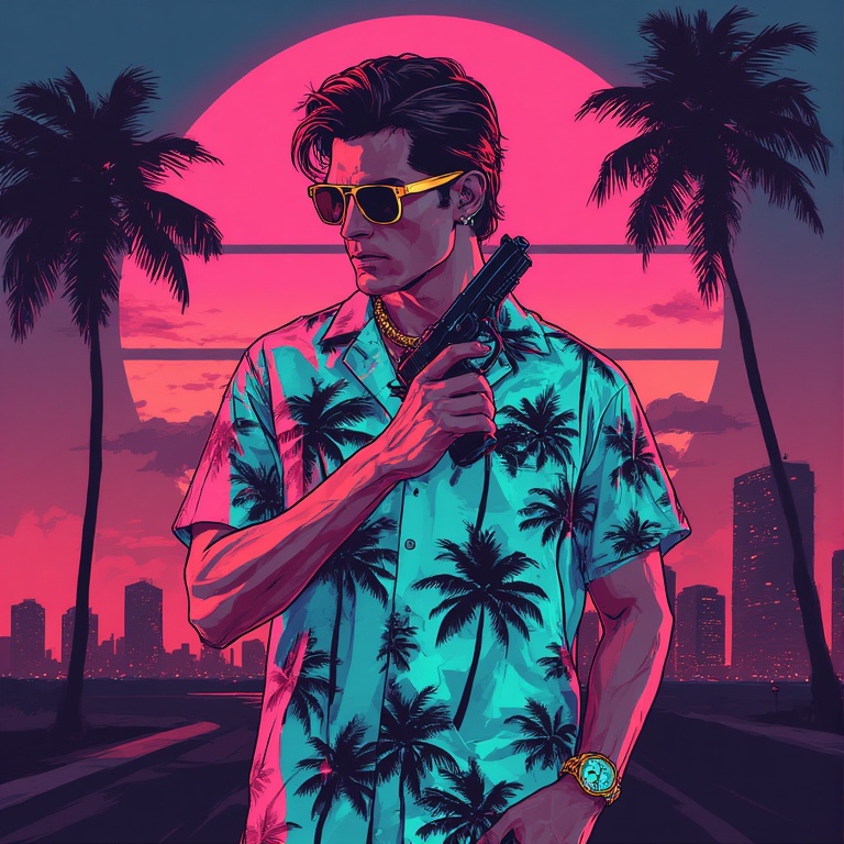 Turquoise Miami Maverick