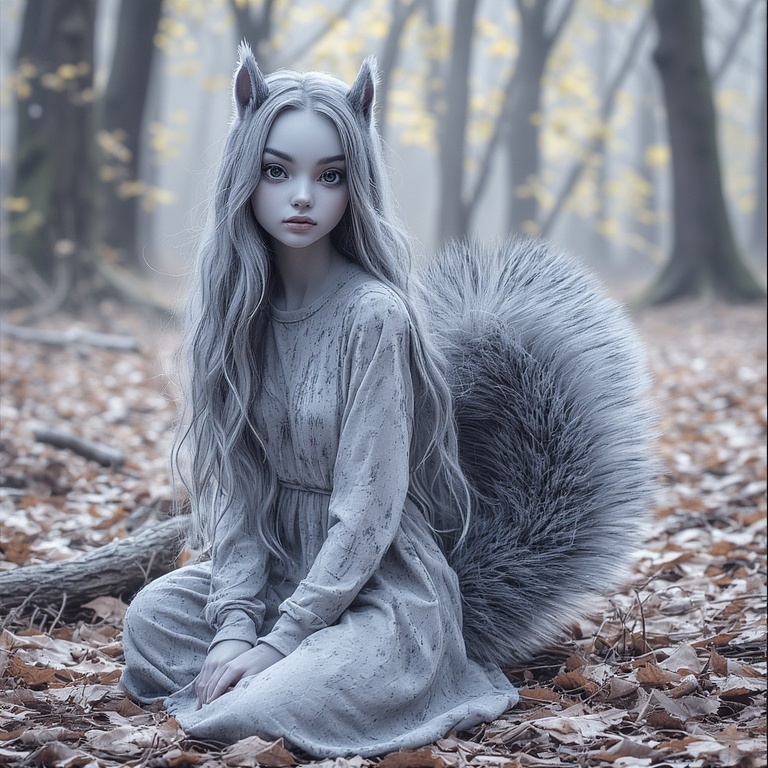 Gray Forest Beauty