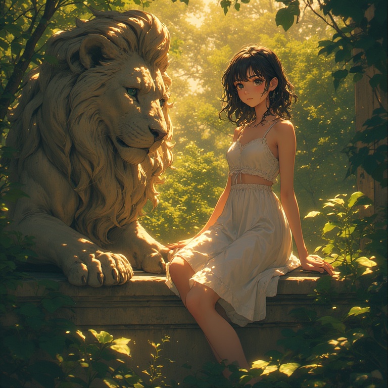 Golden Lion Pose