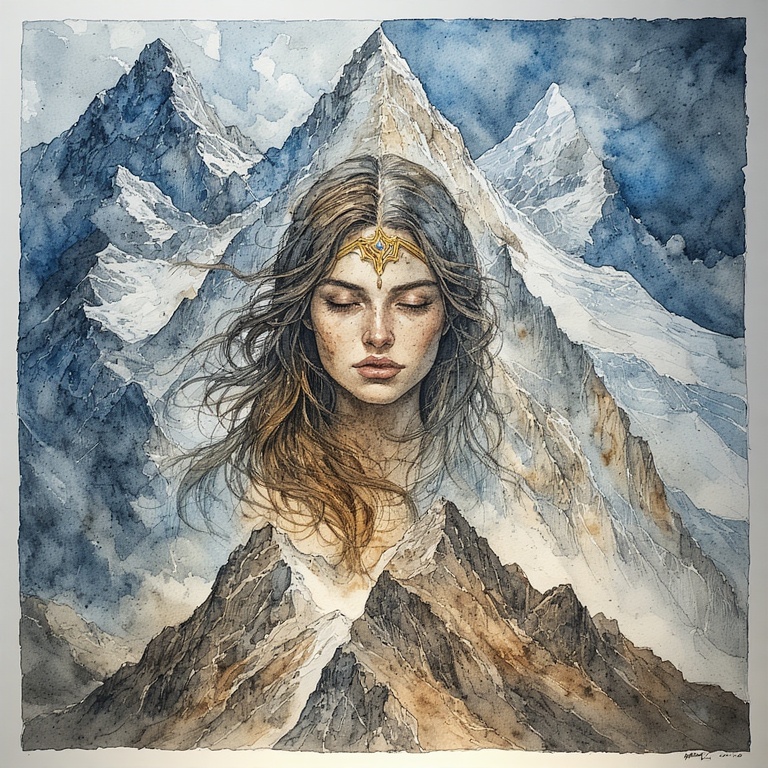 Mountainous Fantasy Maiden