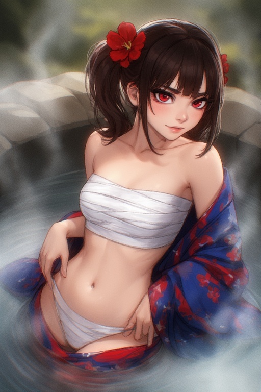 Bandaged Hot Spring Beauty
