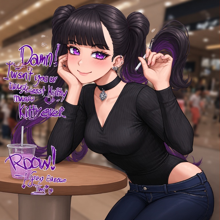 Relaxed Mall Moment