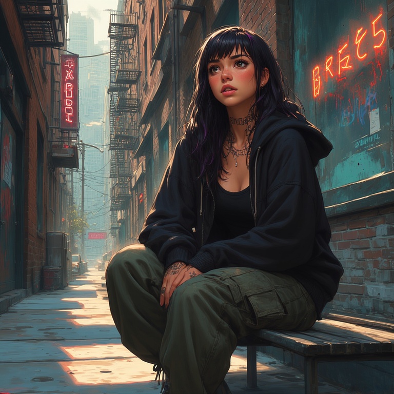 Urban Melancholy Moment