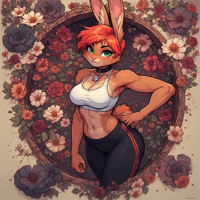 Fit Furry Latina Bunny