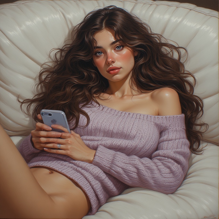 Youthful Beauty in Repose