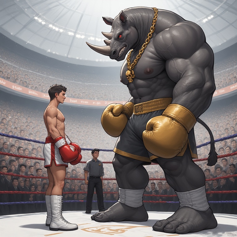 Rhino Boxer Showdown
