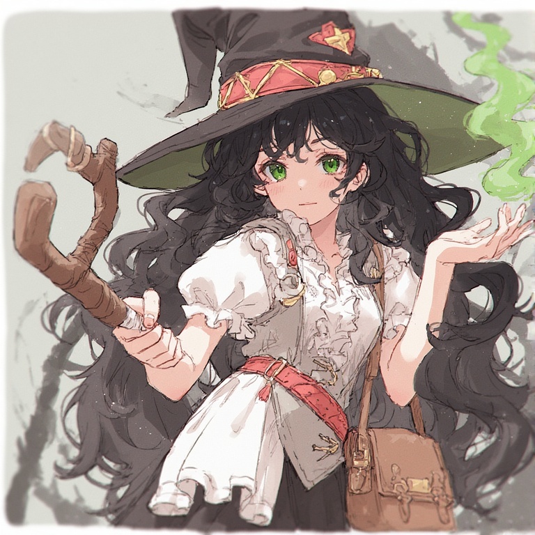 Witchy Staff Wielder