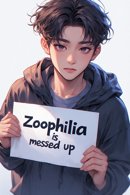 Anti-Zoophilia Protester