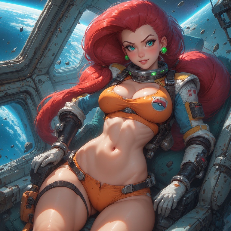 Peachy Space Explorer
