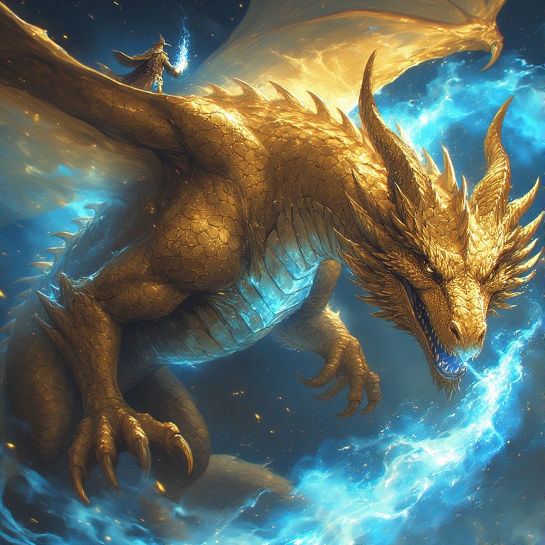 Golden Dragon Rider
