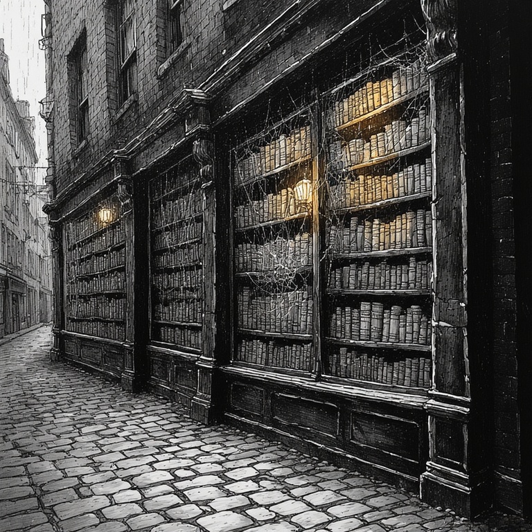 Rainy Bookshop Whispers