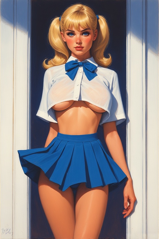 Racy Schoolgirl Seduction