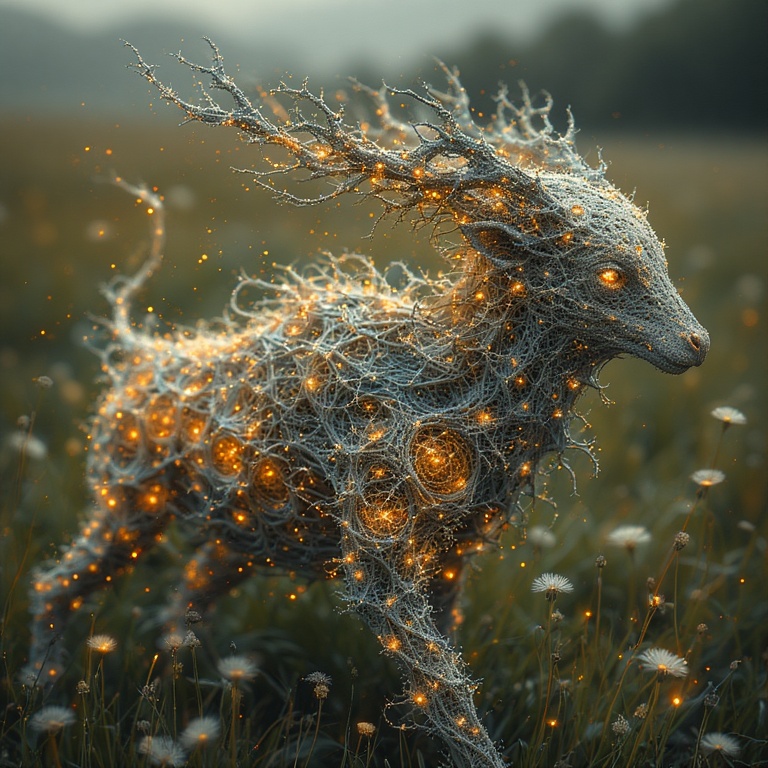 Fractal Floraison Emerges