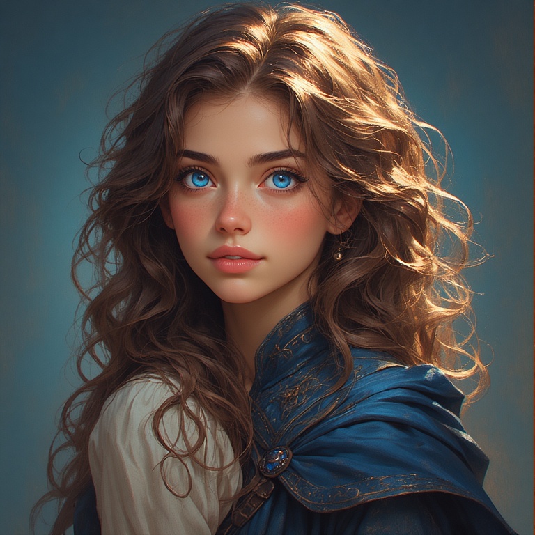 Blue Eyed Fantasy Maiden