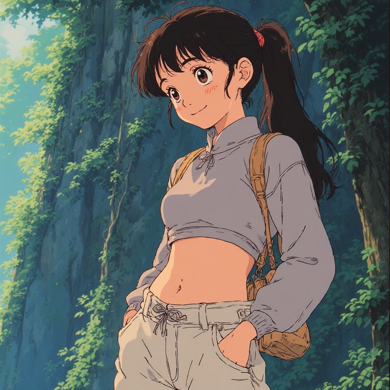 Whimsical Crop Top Chic