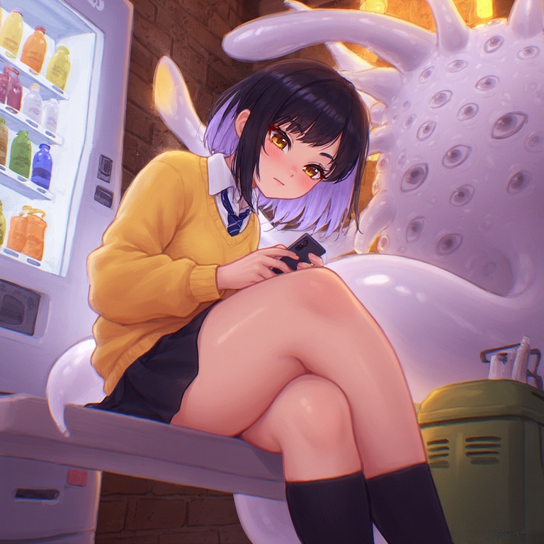Mieruko Inspired Anime Portrait