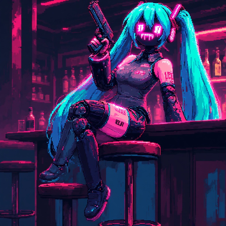 Neon Techno Idol