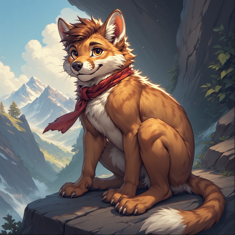 Furry Gentleman Portrait