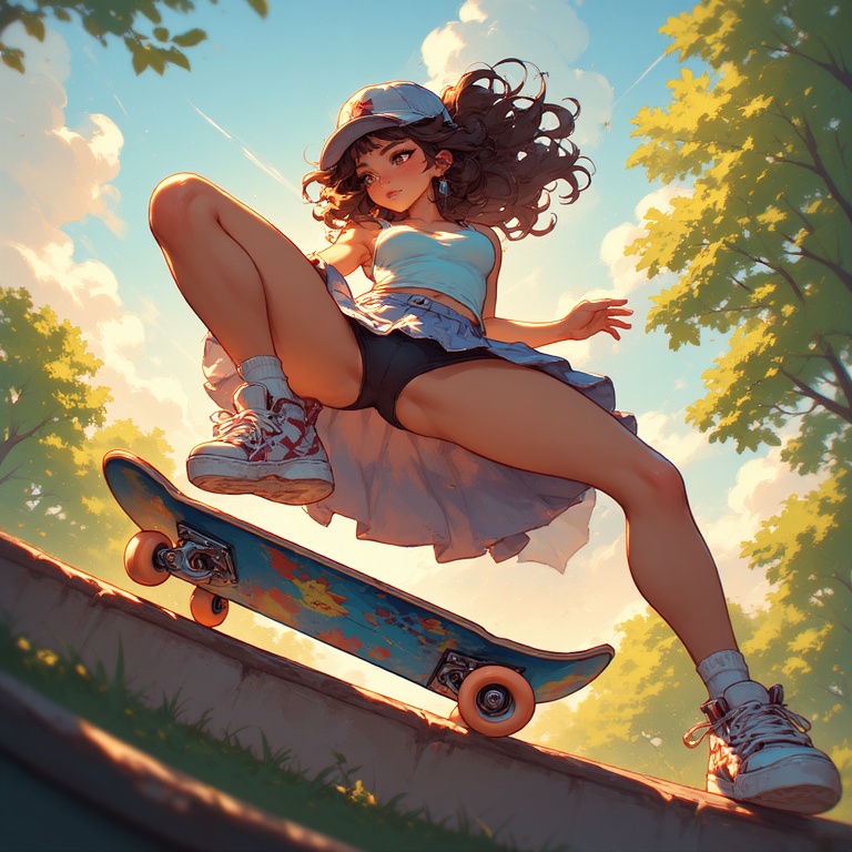 Skating in the Park