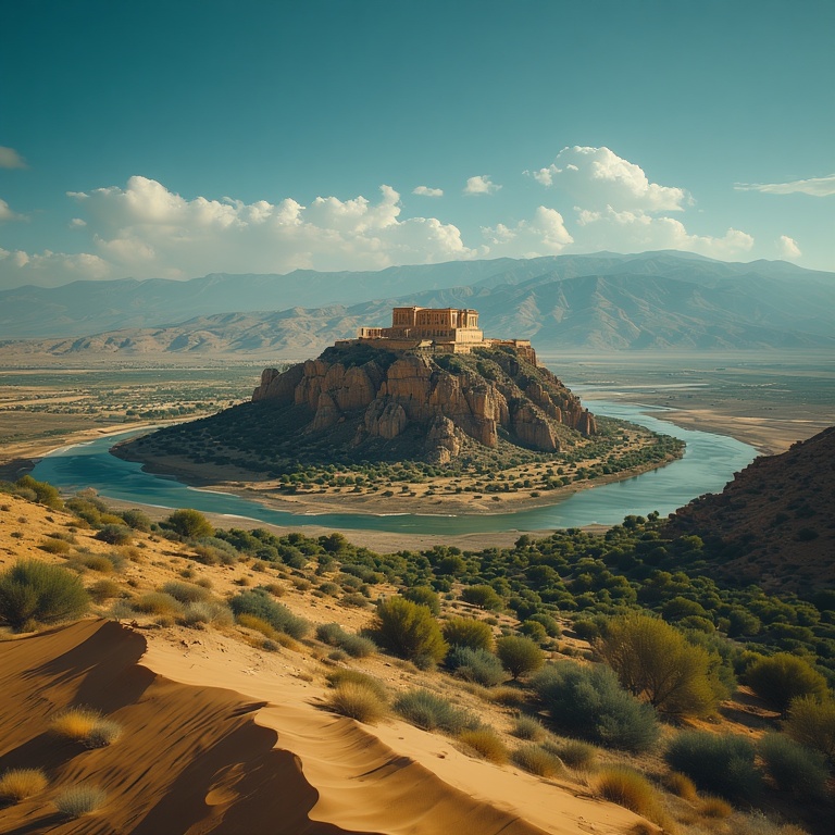 Syrian Desert Landscape