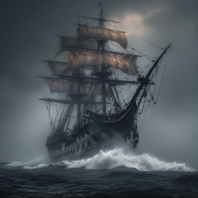 Mysterious Ocean Vessel