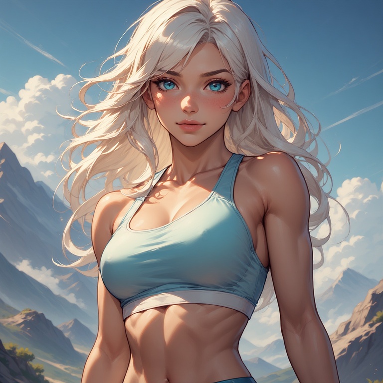Athletic Goddess Portrait