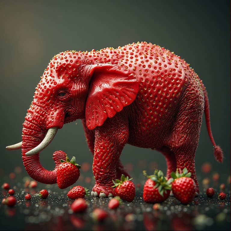 Strawberry Surrealism Masterpiece