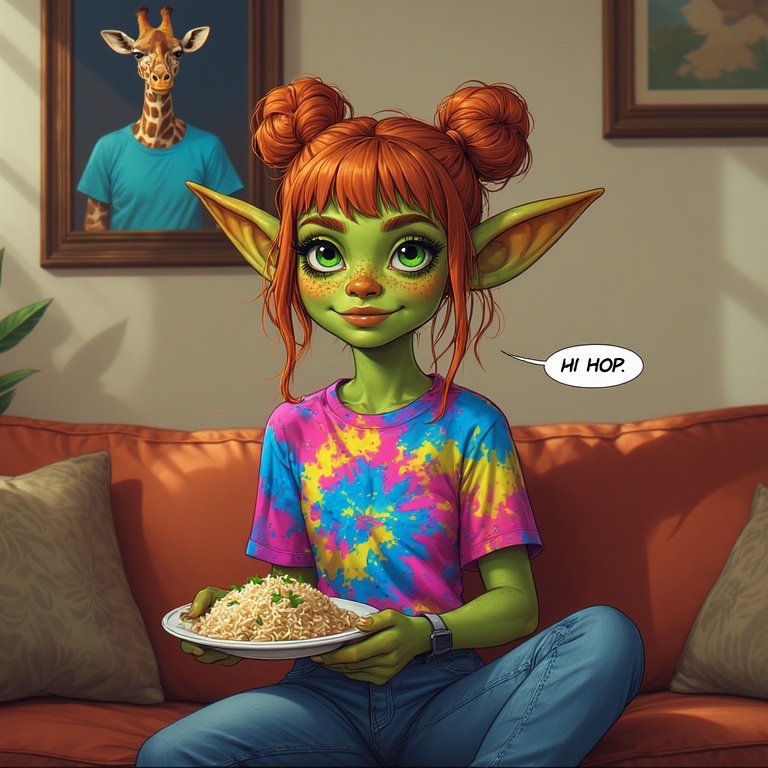 Psychedelic Goblin Snack Time