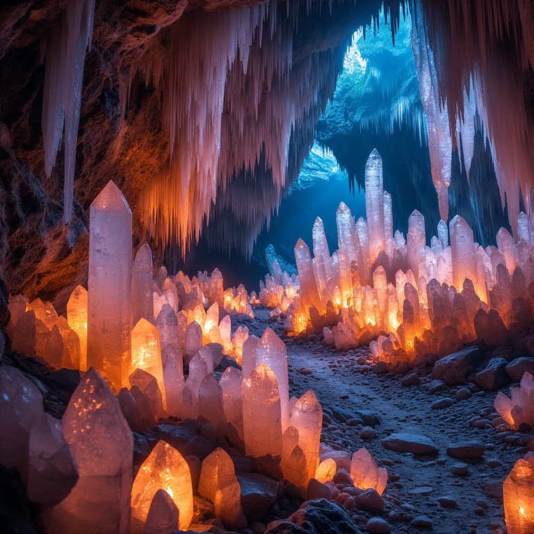 Glowing Crystal Sanctum