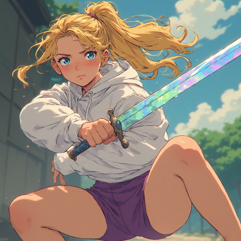 Ghibli Girl Gladiatrix